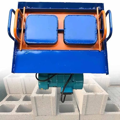ZenSeFarin Electric Hollow Making Maker Machine, 45s Fast Forming, 30 Bricks/H, Vibration Frequency 212 Times/Min, Customizable Molds, Suitable for Paving Construction Concrete Blocks