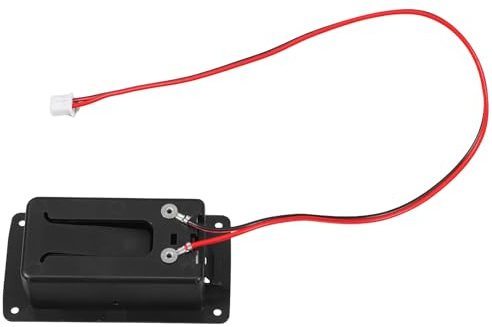 COOPHYA Boîte Pile Guitare Électrique avec Compartiment Actif et Connecteur Broches Boîtier Batterie pour Accessoires Guitare Acoustique et Électrique