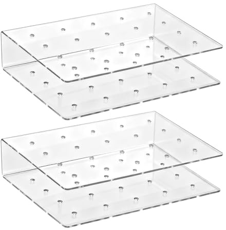 YNPQTDS - Soporte para tartas (2 piezas, accesorios de mesa acrílica, postres, portasecadores de caramelo, para cumpleaños, showers bodas, graduaciones, fiestas y reposterías reuniones
