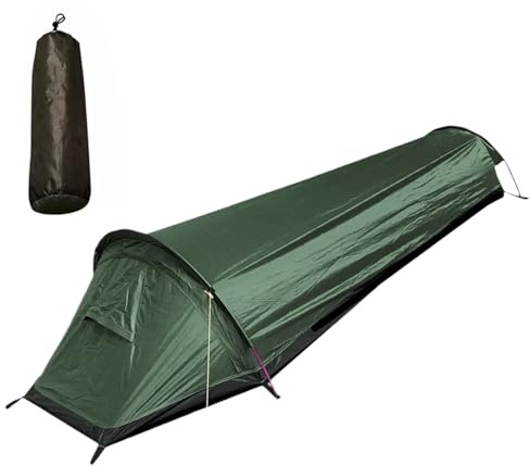Enmanstält ultralätt vattentätt andningsbart 1 person ryggsäckstält med fint nät för vandring camping resor