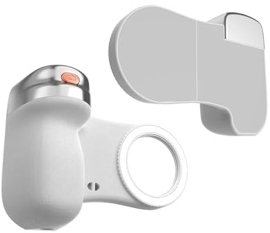 Mango magnético para cámara – Mango de Selfie inalámbrico Giratorio de 5,12 Pulgadas de ABS para teléfono Inteligente para Hombres, Mujeres, Adolescentes, Viajes al Aire | Mango de teléfono ABS