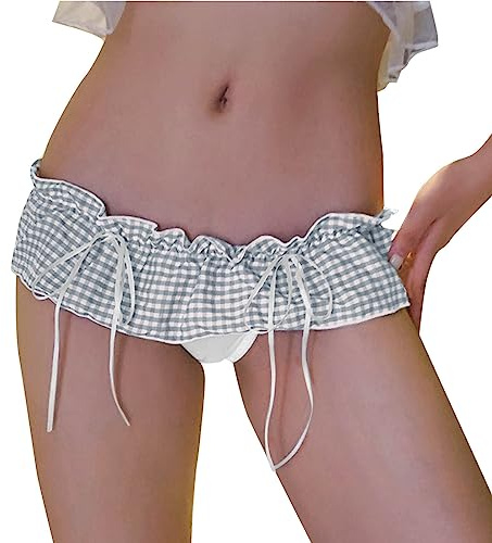 Mutandine da donna in pizzo, tanga sexy, biancheria intima, perizoma nera, mutandine da donna, mutandine a vita bassa, O bianco., M