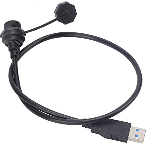 YWBL-WH Connettore USB, Presa di Corrente Maschio USB 3.0 Femmina di Tipo C Impermeabile 30 V 1,5 A per Dispositivi IoT per Apparecchiature Esterne (0,3 milioni)