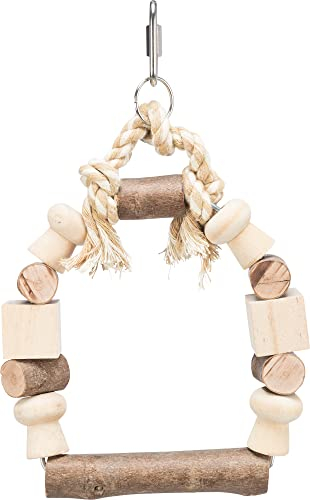 Trixie BOGENSCHAUKEL MIT KLÖTZEN, HOLZ, 13 × 19 CM - 5828