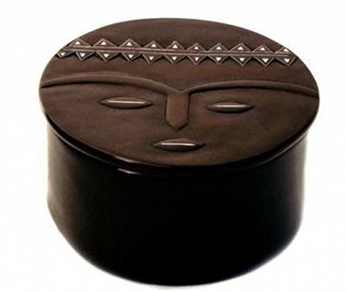 Kisii Schmuckdose FACE schwarz ca.10cm
