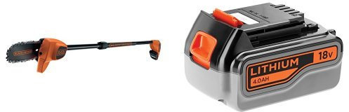 BLACK+DECKER GPC1820L20-QW Sega Potatrice a Batteria Litio, 18 V, 2.0 Ah + BL4018 Batteria al Litio, 18 V, 4.0 Ah