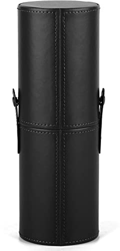 Narwey Makeup Brush Holder Travel Brushes Case Bag Cup Storage Dustproof for Women (Black)