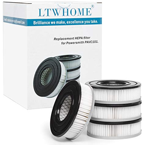 LTWHOME Replacement Ash Vacuum Motor Filter Fit for Powersmith PAVC101(Pack of 4)
