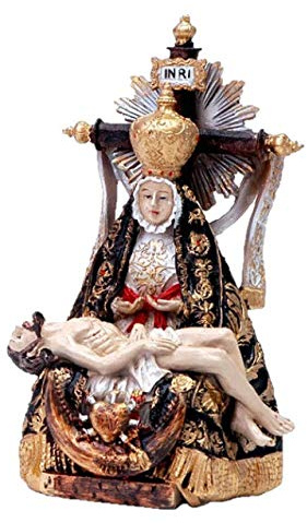 DRW Virgen de Las Angustias 15 cm Resina con Caja con la Historia