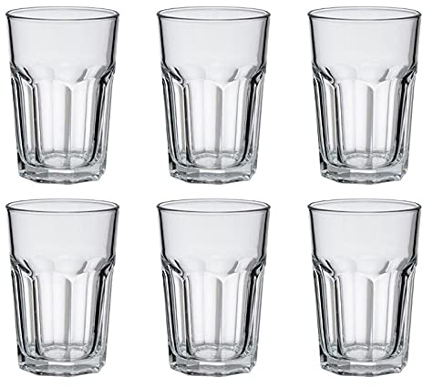 Paris Prix Secret de Gourmet - Lot de 6 Gobelets en Verre Mojito 36cl Transparent