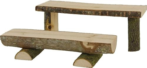 dekoprojekt Krippenzubehör Holzfigur 3,8 cm (Weihnachten, Holzfarben)