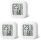 flintronic Thermomètre Hygrometre Interieur, 3PCS Mini Thermomètre Hygromètre Intérieur Digital à Haute Précisio,Thermomètre Précis et Hygromètre pour La maison,Le bureau,Les Reptiles,La Pépinière
