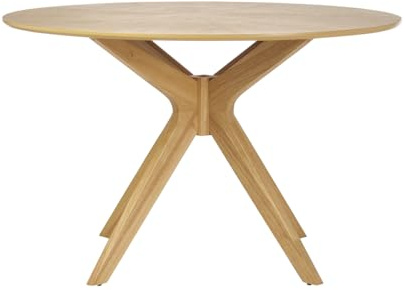 Miliboo Runder Design-Esstisch aus Eiche D120 cm DIELLI