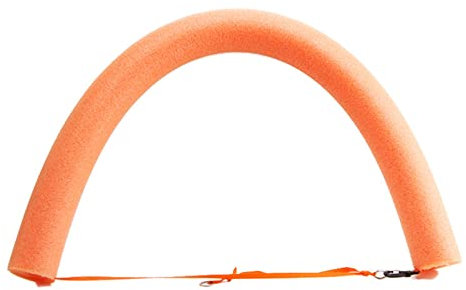Saterkali Nouilles de natation en mousse, nouilles de piscine, nouilles de piscine, nouilles flottantes, tube en mousse flexible, amusant, pour piscine creuse, pour enfants et adultes, orange