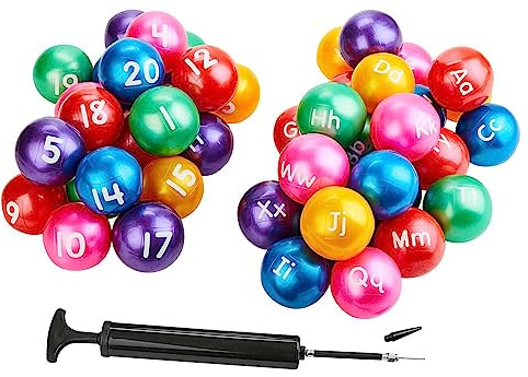 Excellerations Alphabet & Number Ball Set