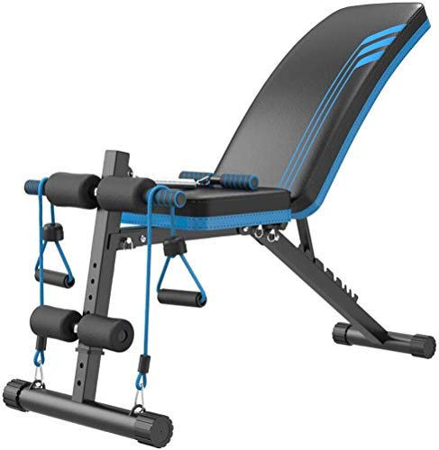 Hantelbank, verstellbare Hantelbank, Mehrzweckbank, Flachbank, Schrägbank und aufrechte Bank für Dutzende Übungen, Krafttraining und Bauchtraining, multifunktionale Hantelbank