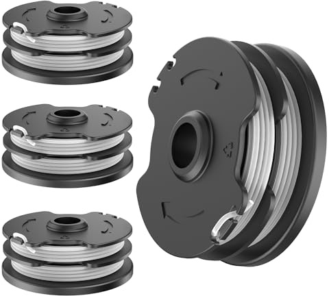 TRUSTLIONTEK Bobina a Filo per Tagliabordi, Bobine per Parkside PRT 550 A1 LIDL、PRT 550 A3、PRT 300 A1、PRTA 20-Li A1、PRTA 20-Li B1、PRTA 20-Li B2、PRTA 20-Li C3. (4 pezzi)