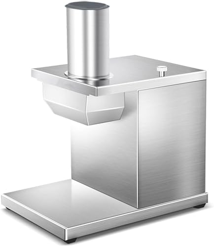 Cortador en cubitos de verduras eléctrico de 200 W, picador triturador de verduras comercial, procesador de alimentos cortador automático multifunción, for patatas y cebolla