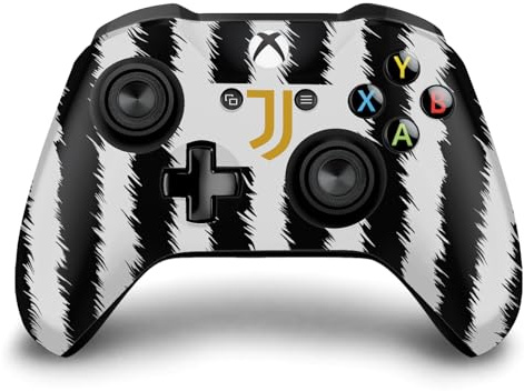 Head Case Designs Offizielle Juventus Football Club Home 2023/24 Match Kit Vinyl Haut Gaming Aufkleber Abziehbild Abdeckung kompatibel mit Xbox One S/X Controller