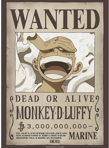 GB eye – Poster One Piece Wanted (WANTED Luffy Gear 5)