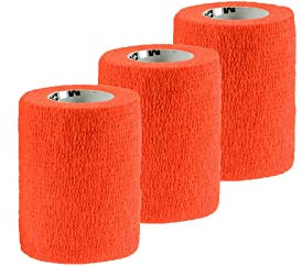 1/3/6 Haftbandagen Größe+Farbe wählbar - selbsthaftende Bandage Fixierverband selbstklebend