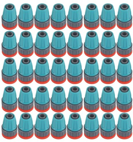 40 Stück Tropfschlauch Anschlüsse 16mm G1/2 Innengewinde Gartenbewässerung Barbed Anschluss Tropfbewässerungsschlauch Wasserhahn Adapter Bewässerungsschlauch Adapter