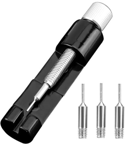 COYUN Outil Bracelet Montre, Outils Horloger pour Réglage Accourcir Bracelet, Ajusteur Montre, Kit Demontage pour Enleve Maillon, Outil Reparation Horlogerie pour Retire Chasse Goupille