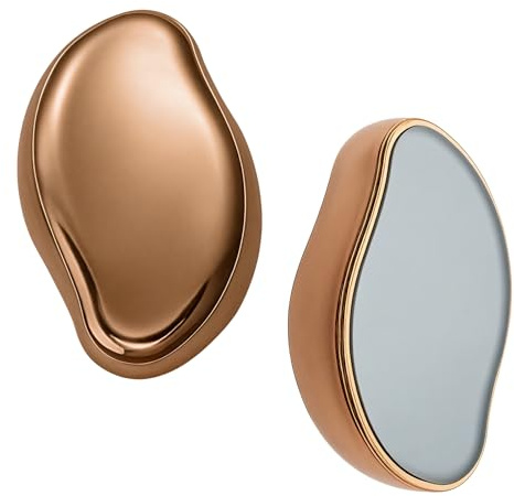 wilcractk Nano epilatore in cristallo, strumento di depilazione senza dolore, riutilizzabile per epilatore indolore e veloce su gambe, braccia, soluzione professionale per uomini e donne (oro)