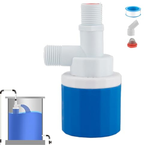 Valve flottante de contrôle du niveau d'eau - Mécanisme de blocage intelligent, instrument d'ajustement du fluide, système de protection contre les débordements | Réduit le temps d'installation en