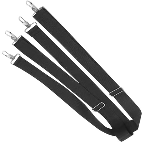 Verstellbarer Snare Drum Gurt für Marsch und Parade, Nylon Schwarz | Ersatz für Alten oder Defekten Riemen, Freie Hände, Geringerer Kraftaufwand, für Auftritt und Spiel
