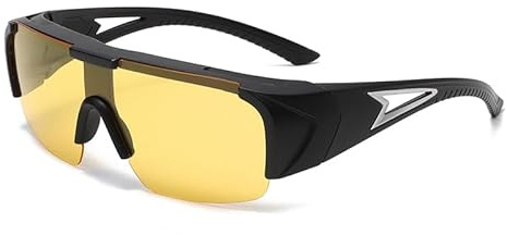 STGATN Polarisiert Überzieh Sonnenbrille Herren und Damen, 155MM Übergroß Ultra Leicht Überbrille für Brillenträger über Normale Brille, UV400 Schutz Fit Over Sunglasses für Fahren Angeln