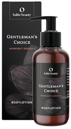 Baltic Beauty Bodylotion Herren – Gentleman's Choice – Körperlotion & Feuchtigkeitspflege für Männer mit Sheabutter, Mandelöl & Squalan – schnell einziehend, vegan