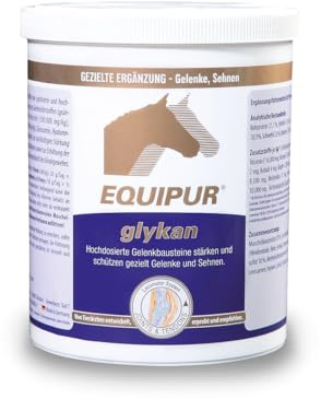 Equipur glykan | 1 kg | Ergänzungsfuttermittel für Pferde | Mit Omega-3 & Kräutern