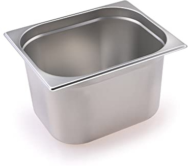 TeknoStahl GN Behälter Gastronorm 1/2 Edelstahl (200 Millimeter)