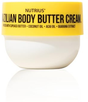 Nutrius Brazilian Body Butter Cream - Enriched with Nourishing Goodness - 6 fl oz