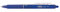 PILOT Frixion Ball Clicker Tintenroller, einziehbar, radierbar, 0,7 mm, mittlere Spitze, Blau, 3 Stück