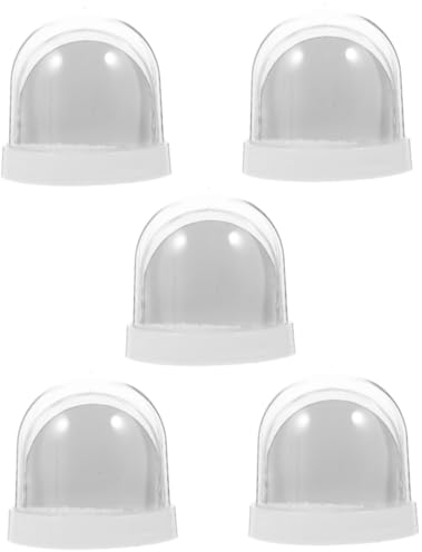 PRETYZOOM 5stücke Diy Schneekugel Mit Fotoinsert Leere Schneekugel Für Kreative Bastelprojekte Dekoration Für Besondere Anlässe Personalisierbar Und Nachhaltig
