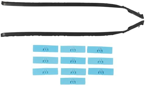 Fabater Lot de 2 Moulures de Pare-Brise côté Conducteur et Passager Compatibles avec IS250 IS350 is-F, Kit de Moulage de Pare-Brise Anti-Goutte de Toit Résistant à l'usure Gauche Droite,
