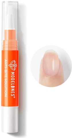 Modelones Stop Nail Biting Pen, Nail Biting Prevention, Thumb Sucking Deterrent, Nail Biting Treatment for Kids & Adults, Natural Nail Care Pen to Help Stop Nail Biting Habit, Safe Solution for Biters