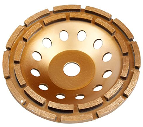 SZTVECFW Disco abrasivo for Ciotole in Pietra Disco abrasivo a Tazza Doppia Abrasivo 230mm Disco diamantato for smerigliatrice for Pietra in Cemento