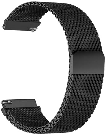 Milanaise Metall Armband für Samsung Galaxy Watch 7/6/5/4 44mm 40mm/Watch 4 6 Classic 47mm 43mm 46mm 42mm/5 Pro/3 41mm/FE Herren/Damen,Uhrenarmband 20mm Edelstahl Magnet Band für Garmin Vivoactive 5/3