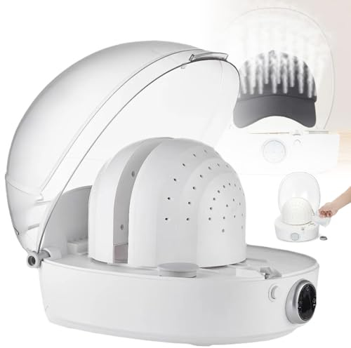 Pulitore Automatico Per Cappelli Con Telaio Di Supporto Regolabile, Macchina Per La Cura Dei Cappelli Con Funzione Vapore E Asciugatura, Uscita Aria Calda E Fredda, Per Vari Cappelli