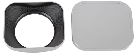 Oreilet Kamera -Objektivhaube, Aluminiumlegierung CNC Fine Processing Objektivhaubeer Schattenschutz mit Kappe, Effektive Lichtblockade und Anti -Reflexion (46MM)
