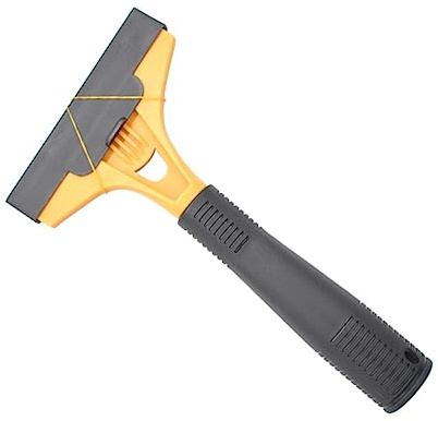 WHAMVOX Rascador de Vidrio Multiusos para Limpieza de Pintura y Adhesivos Herramienta Ergonómica para Cocina Azulejos y Vitrocerámica Resistente y Fácil de Almacenar
