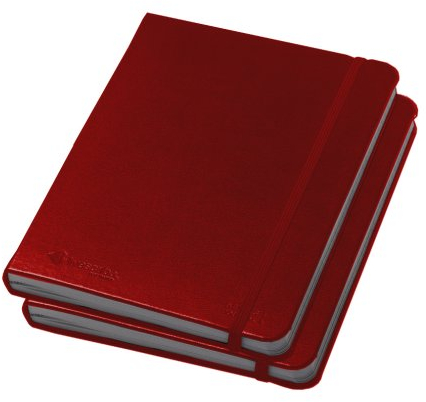 Livescribe 14x21cm Unlined Journals - Red (Pack of 2) (Compatible with All Livescribe Smartpens)