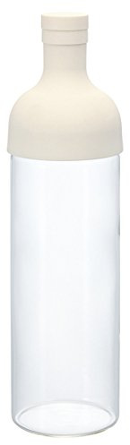 Hario Kaltbrau-Teeflasche mit Filtereinsatz 750ml weiß