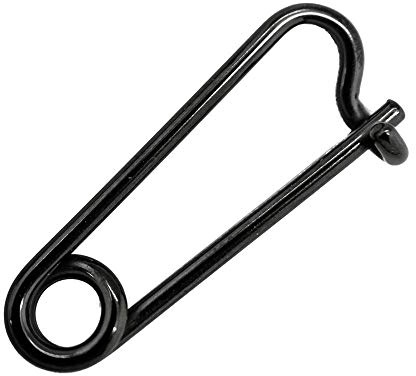 Soul-Cats Ohrstecker Piercing Sicherheitsnadel – Edelstahl – Unisex – Einzelstück, Farbe: Schwarz.