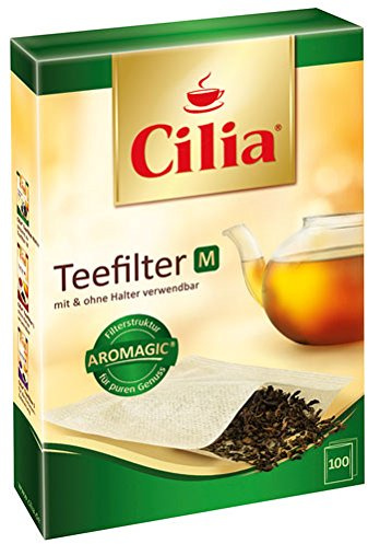 Cilia Teefilter Größe M, ungebleicht - 100St. - 2x