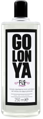 Golonya - FIG - Flacon d'Eau de Cologne Rafraîchissant - Senteur Figue - Parfum Unisex - 250ml