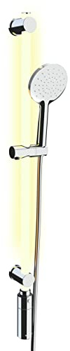 Wenko Barre de Douche LED 94 cm - Changement de Couleur RVB et Blanc Chaud